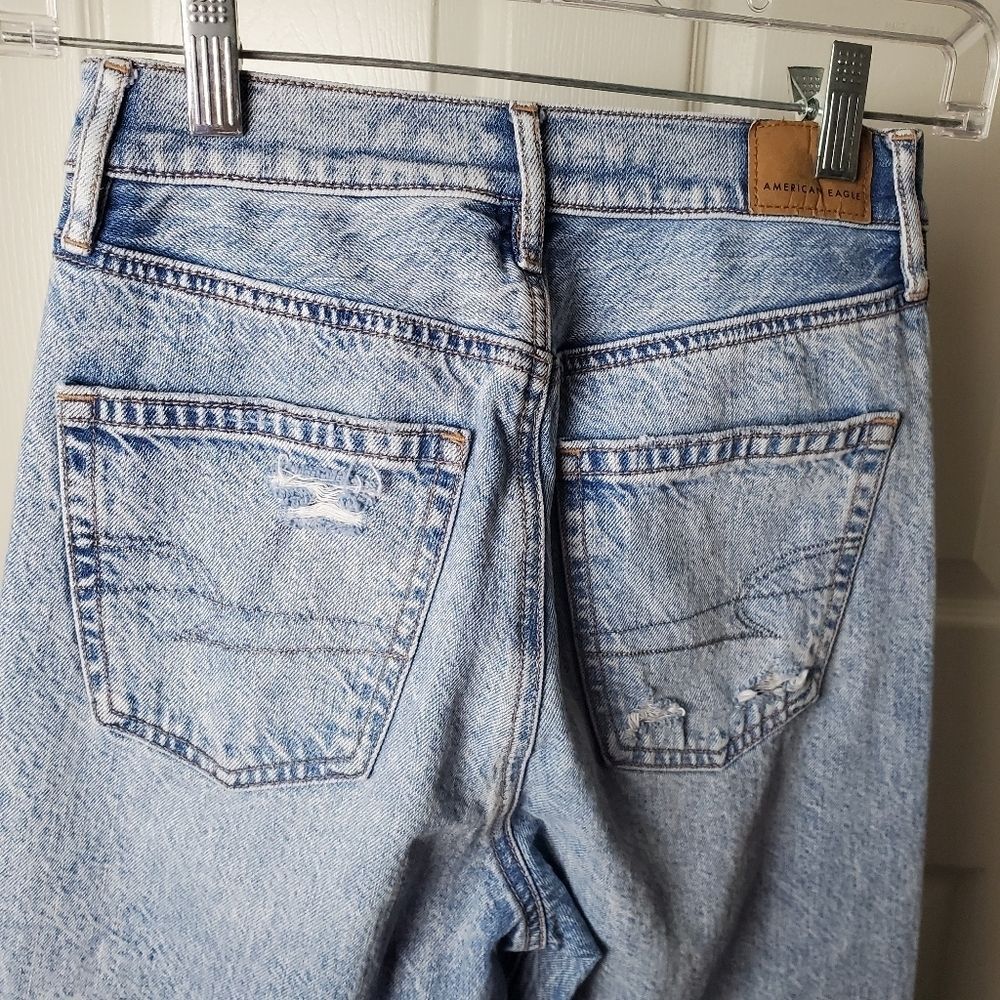 American Eagle Patch Jeans Size 0 Petite - image 7